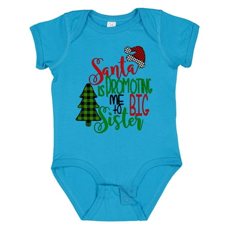 Inktastic Santa is Promoting Me to Big Sister Green Plaid Tree Gift Baby Girl Bodysuit
Inktastic Santa is Promoting Me to Big Sister Green Plaid Tree Gift Baby Girl Bodysuit