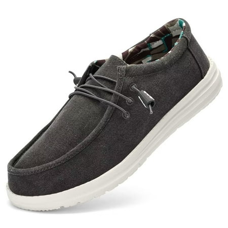 Mens Loafers Casual Boat Shoes Canvas Lightweight Softsole Comfortable Walking Shoes Navy Gray Size 10
Mens Loafers Casual Boat Shoes Canvas Lightweight Softsole Comfortable Walking Shoes Navy Gray Size 10