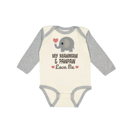 Inktastic Mawmaw and Pawpaw Love Me Grandson Granddaughter Gift Baby Boy or Baby Girl Long Sleeve Bodysuit
Inktastic Mawmaw and Pawpaw Love Me Grandson Granddaughter Gift Baby Boy or Baby Girl Long Sleeve Bodysuit
