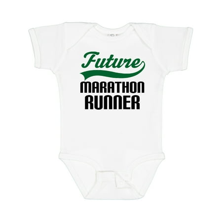 Inktastic Marathon Runner Gift Childs Gift Baby Boy Bodysuit