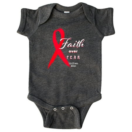 Inktastic Faith Over Fear Sickle Cell Awareness with Red Ribbon Gift Baby Boy or Baby Girl Bodysuit
Inktastic Faith Over Fear Sickle Cell Awareness with Red Ribbon Gift Baby Boy or Baby Girl Bodysuit