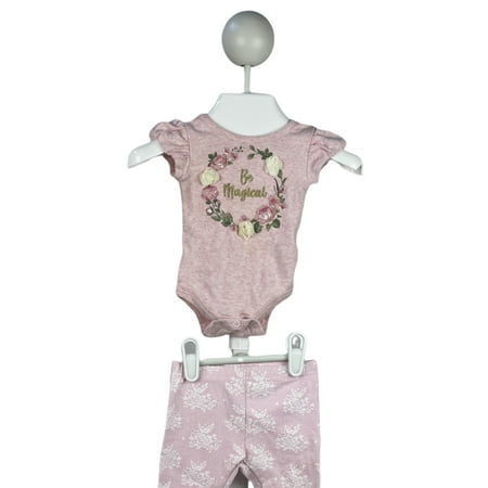 Pre-Owned My Little Outfit Onesie and Pants 0-3 Months