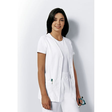 Cherokee Workwear Professionals Women s Scrubs Vest Button Front 1602