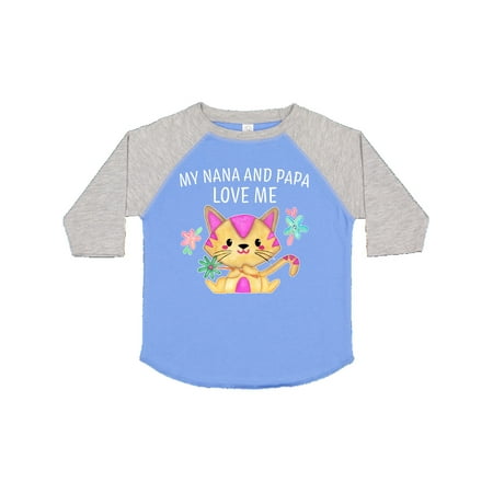Inktastic My Nana and Papa Love Me with Cute Kitten and Flowers Gift Toddler Boy or Toddler Girl T-Shirt
Inktastic My Nana and Papa Love Me with Cute Kitten and Flowers Gift Toddler Boy or Toddler Girl T-Shirt