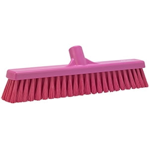 Vikan 16 Small Particle Push Broom- Soft - Pink (2 Units)