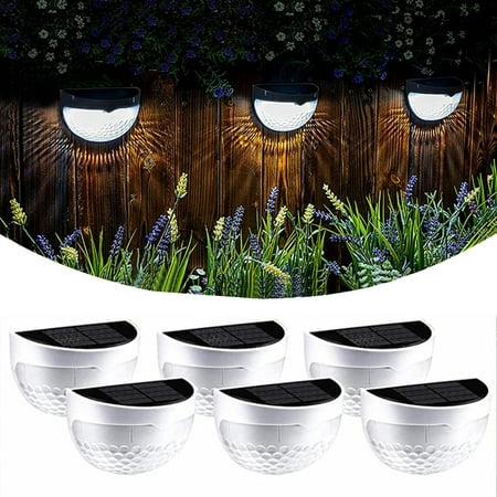 6 Pack Solar Fence Lights Deck Lights Solar Outdoor Waterproof Fence Lighting for Fence Deck Step Floor Post Wall White Shell
6 Pack Solar Fence Lights Deck Lights Solar Outdoor Waterproof Fence Lighting for Fence Deck Step Floor Post Wall White Shell