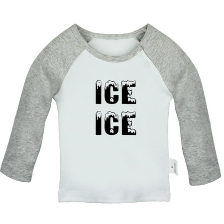 Ice Ice Novelty T shirt For Baby Newborn Babies T-shirts Infant Tops 0-24M Kids Graphic Tees Clothing (Long Gray Raglan T-shirt 6-12 Months)
Ice Ice Novelty T shirt For Baby Newborn Babies T-shirts Infant Tops 0-24M Kids Graphic Tees Clothing (Long Gray Raglan T-shirt 6-12 Months)