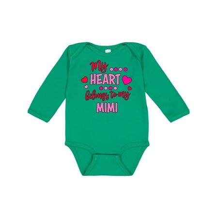 Inktastic My Heart Belongs to my Mimi Gift Baby Boy or Baby Girl Long Sleeve Bodysuit
Inktastic My Heart Belongs to my Mimi Gift Baby Boy or Baby Girl Long Sleeve Bodysuit