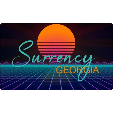 Demopolis Alabama 4 X 2.25-Inch Fridge Magnet Retro Neon Design