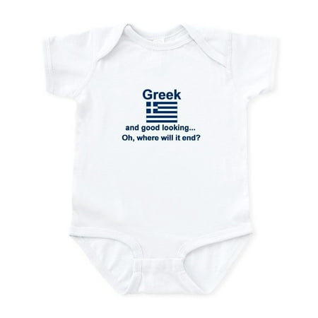 CafePress - Good Looking Greek Infant Bodysuit - Baby Light Bodysuit Size Newborn - 24 Months
CafePress - Good Looking Greek Infant Bodysuit - Baby Light Bodysuit Size Newborn - 24 Months