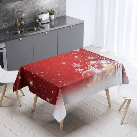 Monfince Rectangle Christmas Tablecloth - Xmas Themed Snowflake Print Tablecloth Table Cover for Holiday Dinner Party Kitchen Decoration
Monfince Rectangle Christmas Tablecloth - Xmas Themed Snowflake Print Tablecloth Table Cover for Holiday Dinner Party Kitchen Decoration