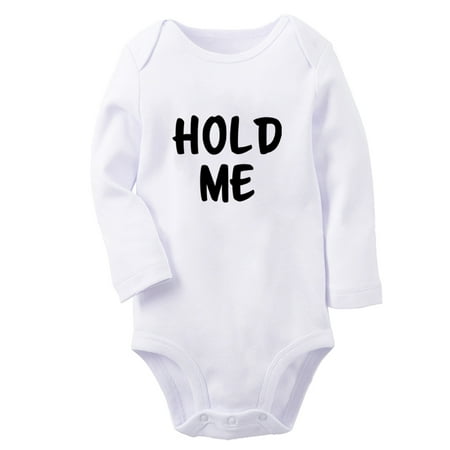 Hold Me Funny Rompers Newborn Baby Unisex Bodysuits Infant Jumpsuits Toddler 0-12 Months Kids Long Sleeves Oufits (White 0-6 Months)
Hold Me Funny Rompers Newborn Baby Unisex Bodysuits Infant Jumpsuits Toddler 0-12 Months Kids Long Sleeves Oufits (White 0-6 Months)