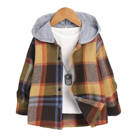 KYAIGUO Kids Baby Boys Long Sleeve Shirt Spring Fall Hoodie Shirt Tops Jacket Outwear Plaid Boys Undershirts Clothes for 18 Months - 7 Years
KYAIGUO Kids Baby Boys Long Sleeve Shirt Spring Fall Hoodie Shirt Tops Jacket Outwear Plaid Boys Undershirts Clothes for 18 Months - 7 Years