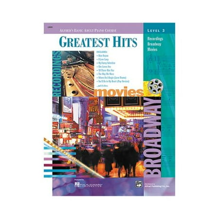 Alfred 00-19660 Basic Adult Piano Course- Greatest Hits Book 3 - Music Book