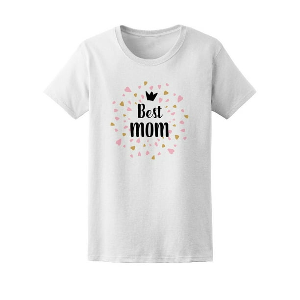 Best Mom Mothers Day Hearts Tee Women's -Image by Shutterstock