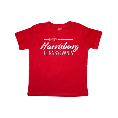Inktastic From Harrisburg Pennsylvania in White Distressed Text Gift Toddler Boy or Toddler Girl T-Shirt
Inktastic From Harrisburg Pennsylvania in White Distressed Text Gift Toddler Boy or Toddler Girl T-Shirt
