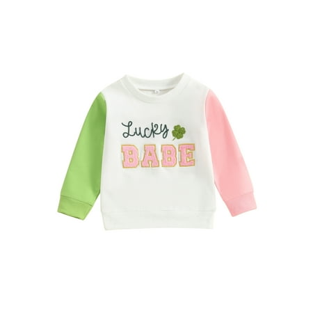 Toddler Baby Girl Irish Festival Outfit Fuzzy Letter Embroidery Long Sleeve Sweatshirt Pullover Tops Spring Clothes
Toddler Baby Girl Irish Festival Outfit Fuzzy Letter Embroidery Long Sleeve Sweatshirt Pullover Tops Spring Clothes