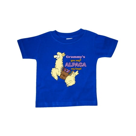 Inktastic Cute Jumping Alpaca-Grammy s You Say ALPACA my bags! Gift Baby Boy or Baby Girl T-Shirt
Inktastic Cute Jumping Alpaca-Grammy s You Say ALPACA my bags! Gift Baby Boy or Baby Girl T-Shirt