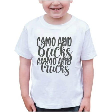 7 ate 9 Apparel Kids Hunting Shirts - Camo Bucks & Trucks White T-Shirt 18 Months
7 ate 9 Apparel Kids Hunting Shirts - Camo Bucks & Trucks White T-Shirt 18 Months