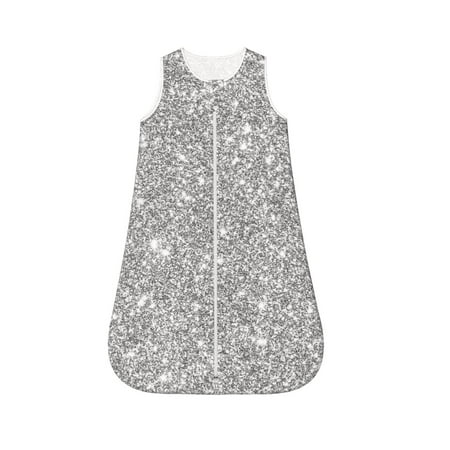 Fotbe GlitterSilver Pattern Sleep Sack - Baby Wearable Blanket with Zipper Extra Soft Cotton Sleeveless Sleeping Bag for Infants-Medium
Fotbe GlitterSilver Pattern Sleep Sack - Baby Wearable Blanket with Zipper Extra Soft Cotton Sleeveless Sleeping Bag for Infants-Medium