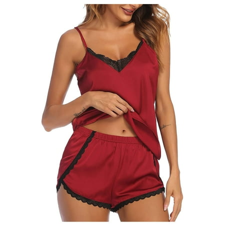 Knosfe Women Sleepwear Pj Sets Floral Loungewear Two-piece Pajamas Set Eyelash Cami Shorts Set Pjs XL
Knosfe Women Sleepwear Pj Sets Floral Loungewear Two-piece Pajamas Set Eyelash Cami Shorts Set Pjs XL