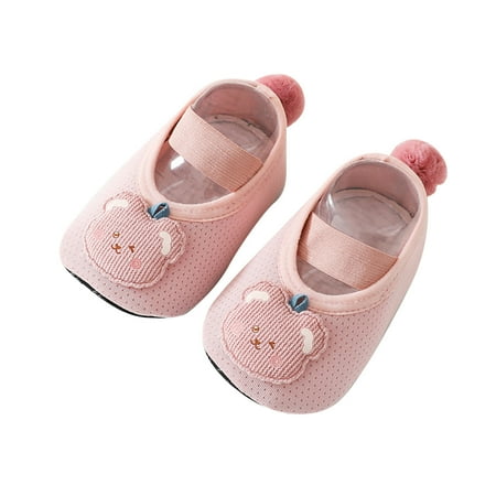EHTMSAK Infant Baby Girl Spring Summer Fall Cartoon Flats Slippers Newborn Pompom Non-Slip Elastic Floor Socks Shoes Hot Pink 0-12M 13
EHTMSAK Infant Baby Girl Spring Summer Fall Cartoon Flats Slippers Newborn Pompom Non-Slip Elastic Floor Socks Shoes Hot Pink 0-12M 13