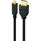 Link Depot 15' Gold Plated HDMI to HDMI Micro High Speed HDMI Cable with Ethernet