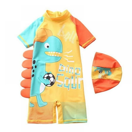 Little Boys Toddler Dinosaur Swimsuit UPF 50+ Rash Guard Swimwear One-Piece with Sun Hat Bathing Suits 1-7T
Little Boys Toddler Dinosaur Swimsuit UPF 50+ Rash Guard Swimwear One-Piece with Sun Hat Bathing Suits 1-7T