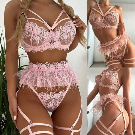 MRULIC lingerie for women Steel Ring Bra Embroidery Underwear G-String Women Lingerie Garter Belt Thong Pink + M
MRULIC lingerie for women Steel Ring Bra Embroidery Underwear G-String Women Lingerie Garter Belt Thong Pink + M
