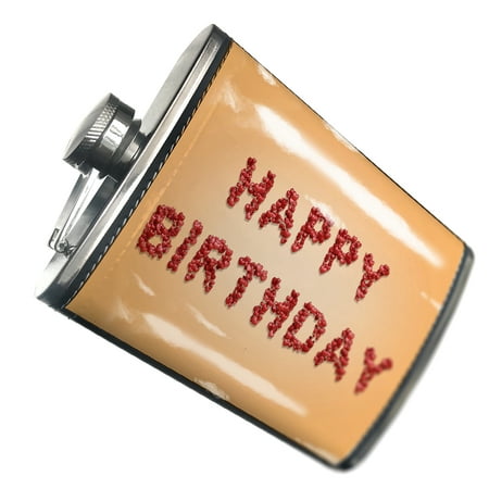 NEONBLOND Flask Happy Birthday Hearts
