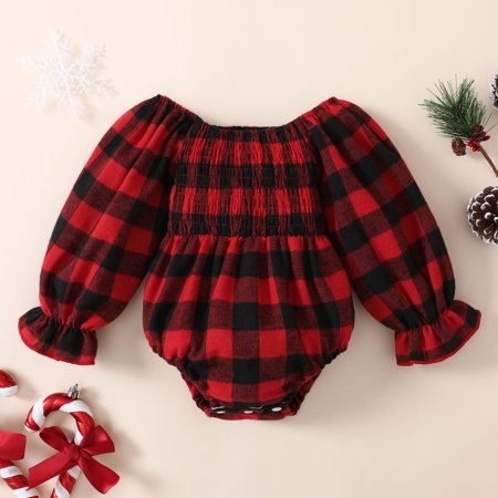 Hunpta Infant Girls Long Sleeve Plaid Prints Pullover Romper Newborn Sweatshirt Bodysuits
Hunpta Infant Girls Long Sleeve Plaid Prints Pullover Romper Newborn Sweatshirt Bodysuits