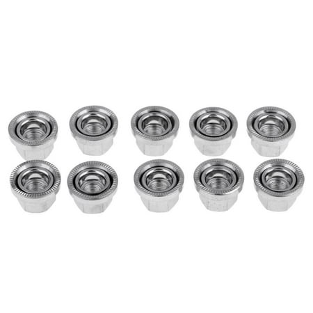 10Pcs Hub Screw Fixed Gear Axle Screw Flange Track Wheel Nut - M10