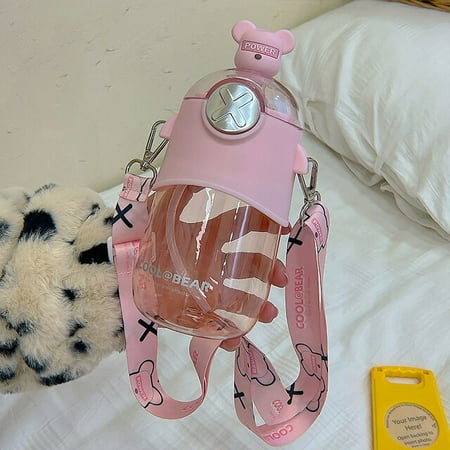 ASWMXR 630mL Fashionable lovely Water Bottle Outdoor Water Bottle With Straw Plastic Portable Water Cups Dinkware Camping Girls Bottles
ASWMXR 630mL Fashionable lovely Water Bottle Outdoor Water Bottle With Straw Plastic Portable Water Cups Dinkware Camping Girls Bottles