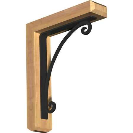 3 1/2 W x 16 D x 19 H Legacy Craftsman Ironcrest Smooth Bracket Western Red Cedar (1 1/2 W x 12 D x 15 H Iron Bracket)
3 1/2 W x 16 D x 19 H Legacy Craftsman Ironcrest Smooth Bracket Western Red Cedar (1 1/2 W x 12 D x 15 H Iron Bracket)