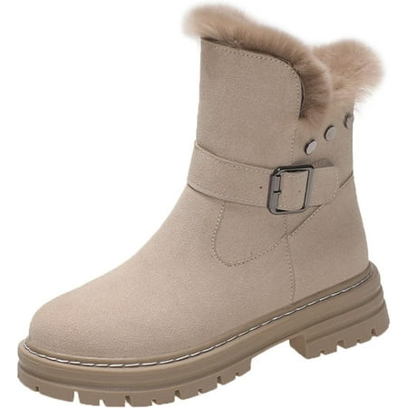 Winter Warm Women s Boots Snow Boots Women Winter All-Match Plus Velvet Thickening Warm and Comfortable Elegant Cotton Boots Women
Winter Warm Women s Boots Snow Boots Women Winter All-Match Plus Velvet Thickening Warm and Comfortable Elegant Cotton Boots Women