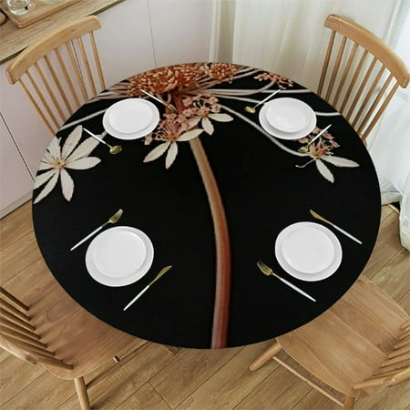 SHERONV White Flower Round Table Cover Stain Resistant Washable Indoor Outdoor Tablecloth Kitchen Dining Wedding Parties 100% Polyester Fiber 31-35
SHERONV White Flower Round Table Cover Stain Resistant Washable Indoor Outdoor Tablecloth Kitchen Dining Wedding Parties 100% Polyester Fiber 31-35
