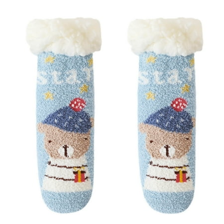 Dadaria Girl Socks 0-6Years Toddler Boys Girls Solid Color Cartoon Socks Keep Warm Plush Kids Soft Non-slip Indoor Toddler Socks Blue 1-3 Years Boys Girls
Dadaria Girl Socks 0-6Years Toddler Boys Girls Solid Color Cartoon Socks Keep Warm Plush Kids Soft Non-slip Indoor Toddler Socks Blue 1-3 Years Boys Girls