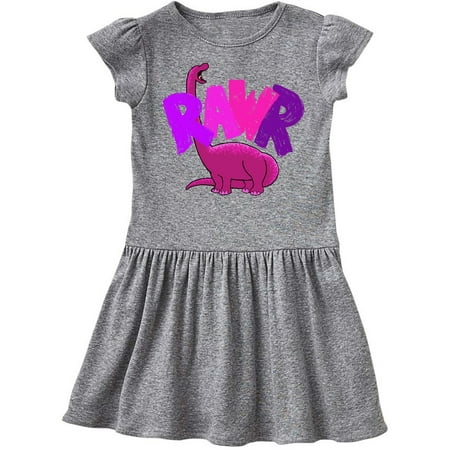 Inktastic Lil Purple Bronto Rawr!! Gift Toddler Girl Dress