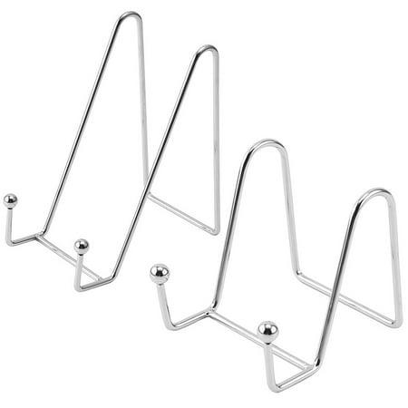 NUOLUX 2pcs Multi-purpose Iron Holder Photo Phone Display Stand Tabletop Picture Stand