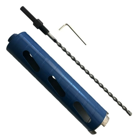 2-1/2 Dry Diamond Core Bits for Brick and Block with Pilot Bit 5/8 -11 Threaded Arbor
2-1/2 Dry Diamond Core Bits for Brick and Block with Pilot Bit 5/8 -11 Threaded Arbor