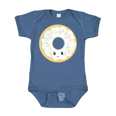 Inktastic White Donut Gift Baby Boy or Baby Girl Bodysuit