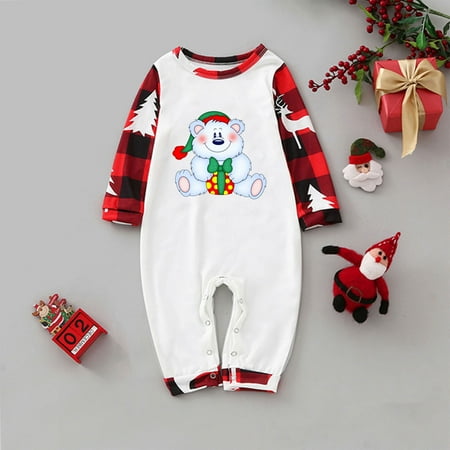 Fiudx Parent-Child Warm Christmas Suit Printed Plaid Stitching Home Wear Pajamas Long-Sleeved Trousers Two-Piece Set(Baby) New 352
Fiudx Parent-Child Warm Christmas Suit Printed Plaid Stitching Home Wear Pajamas Long-Sleeved Trousers Two-Piece Set(Baby) New 352