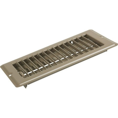 United States Hardware 4 In. x 8 In. x 9-16 In. Brown Steel Floor Register V-102B 220981
United States Hardware 4 In. x 8 In. x 9-16 In. Brown Steel Floor Register V-102B 220981