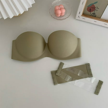 ALSLIAO Womens Push Up Bra Full Cup Padded Strapless Lingerie Wireless Brassiere Green 34
ALSLIAO Womens Push Up Bra Full Cup Padded Strapless Lingerie Wireless Brassiere Green 34