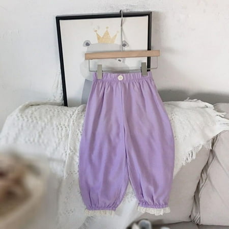 Children Girl Prevent Mosquito Pants Summer Cotton Thin Breathable Lace Floral Kid pants Candy Color Loose Cotton Pants
Children Girl Prevent Mosquito Pants Summer Cotton Thin Breathable Lace Floral Kid pants Candy Color Loose Cotton Pants