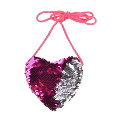 BESTONZON Sequin Bling Heart-shaped Crossbody Bag Messenger Bag Change Purse for Kids Children (Rosy Silver)
BESTONZON Sequin Bling Heart-shaped Crossbody Bag Messenger Bag Change Purse for Kids Children (Rosy Silver)