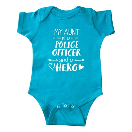 Inktastic My Aunt is a Police Officer and a Hero Gift Baby Boy or Baby Girl Bodysuit
Inktastic My Aunt is a Police Officer and a Hero Gift Baby Boy or Baby Girl Bodysuit