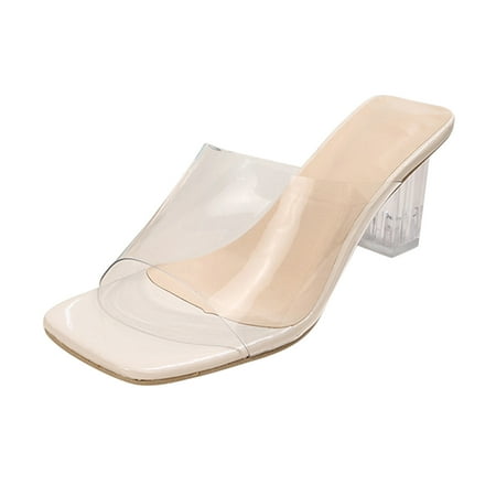 nsendm Female Shoes Adult Womens Flip Flop Slippers Square Head Thick High Heel Sandals Acupressure Slippers for Women Beige 8.5
nsendm Female Shoes Adult Womens Flip Flop Slippers Square Head Thick High Heel Sandals Acupressure Slippers for Women Beige 8.5