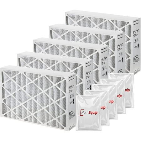 Honeywell FC100A1029 Furnace Filters 16 x 25 x 4 Air Filter Replacement Merv 11 Filter Media with Homequip Disposal Bag (5 Pack)
Honeywell FC100A1029 Furnace Filters 16 x 25 x 4 Air Filter Replacement Merv 11 Filter Media with Homequip Disposal Bag (5 Pack)