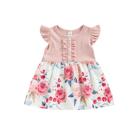 TheFound Toddler Baby Girl Summer Dress Outfit Ruffle Sleeveless Princess Dresses Splicing Floral Skirt Sundress Clothes
TheFound Toddler Baby Girl Summer Dress Outfit Ruffle Sleeveless Princess Dresses Splicing Floral Skirt Sundress Clothes